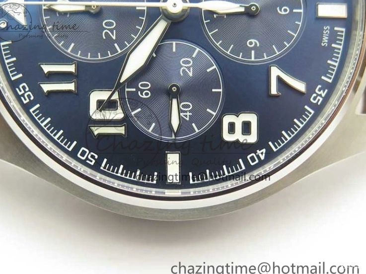 MIROTIME 0305 Pilot Chrono 377721 “Le Petit Prince” SS ZF 1:1 Best Edition on Brown Leather Strap A Snug 7180